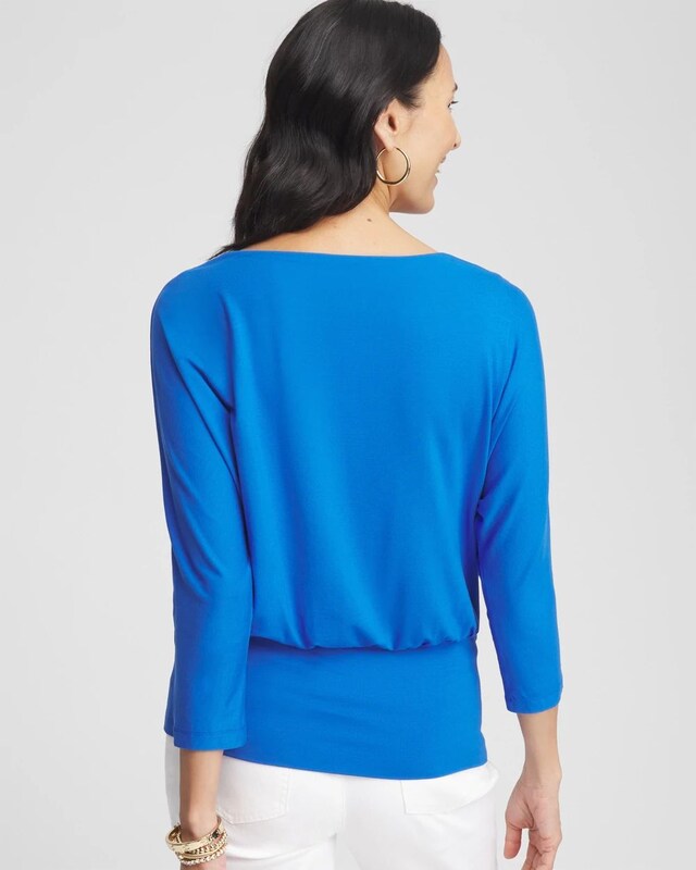 Touch of Cool Banded-Hem Top - image 3